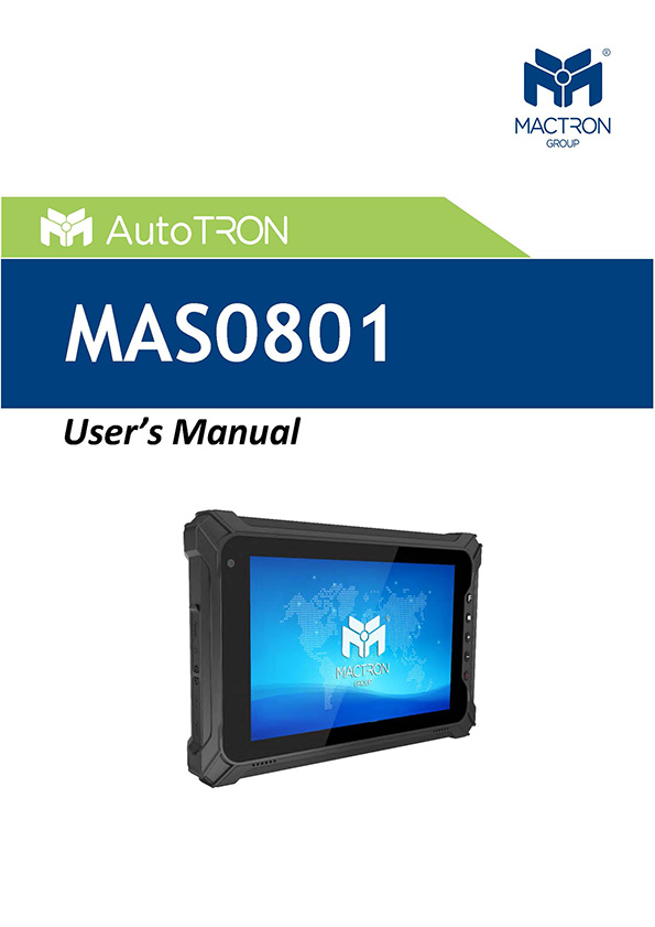 User's Manual MAS0801