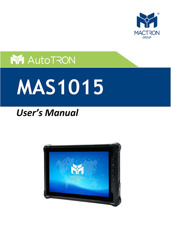 User's Manual MAS1015